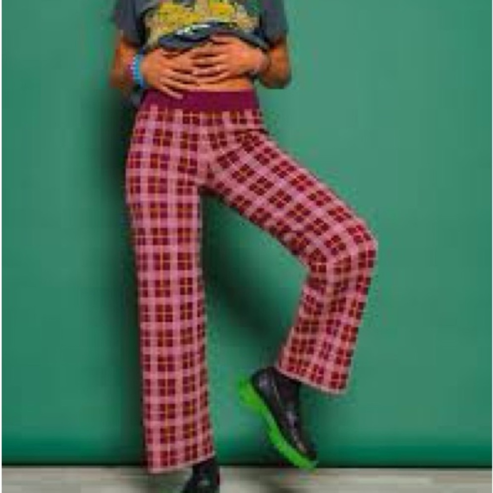 Daydreamer Boysenberry Plaid Pant